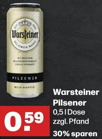 Handelshof Warsteiner Pilsener 0,5 L Dose Angebot