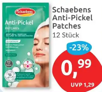 Budni Schaebens Anti-Pickel Patches 12 Stück Angebot