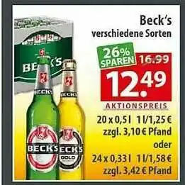 Getränkeland Beck's Angebot