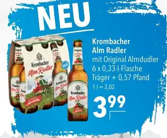 CITTI Markt Krombacher Alm Radler mit Original Almdudler 6 x 0,33-L Angebot