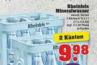 trinkgut Rheinfels Mineralwasser Angebot