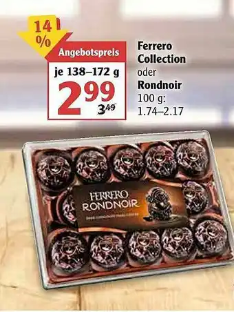 Globus Ferrero Collection Oder Rondnoir Angebot