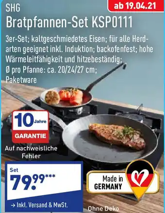 Aldi Nord SHG Bratpfannen Set KSP0111 Angebot