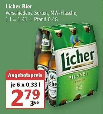 Globus Licher Bier Angebot