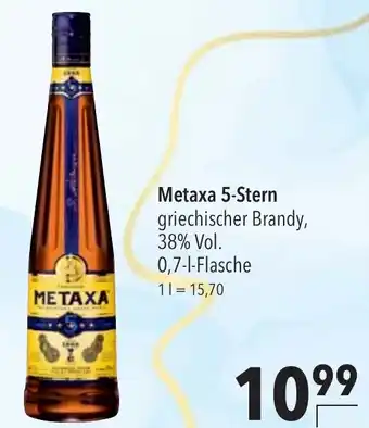 CITTI Markt Metaxa 5-Stern griechischer Brandy, 38% Vol. 700ml Angebot