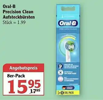 Globus Oral-b Precision Clean Aufsteckbürsten Angebot