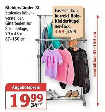 Globus Kleiderständer XL Angebot