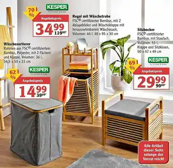 Globus Kesper Wäschesortierer Oder Regal Mit Wäschetruhe Oder Sitzhocker Angebot