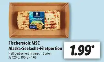 Lidl Fischerstolz Msc Alaska-seelachs-filetportion Angebot