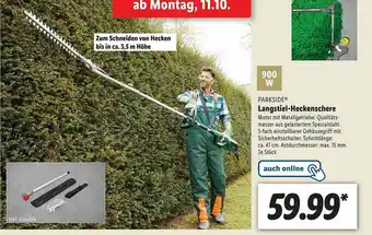 Lidl Parkside Langstiel-heckenschere Angebot