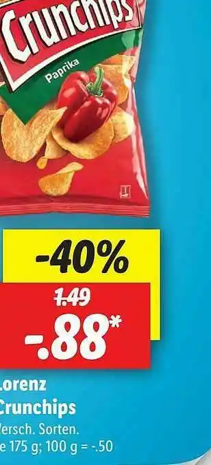 Lidl Lorenz Crunchips Angebot