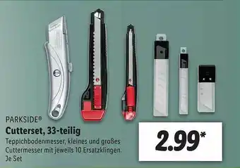 Lidl Parkside Cutterset, 33tlg Angebot