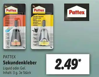 Lidl Pattex Sekundenkleber Angebot