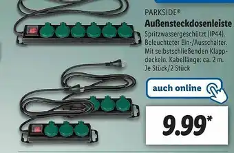 Lidl Parkside Außensteckdosenleiste Angebot