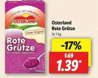 Lidl Osterland Rote Grütze Angebot