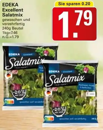 WEZ EDEKA Excellent Salatmix 240g Beutel Angebot