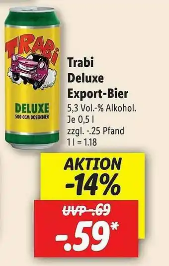 Lidl Trabi Deluxe Export-bier Angebot