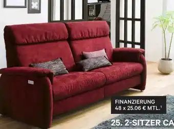 Kabs Polsterwelt 2-Sitzer Calciano Angebot