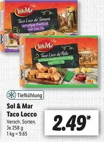 Lidl Sol & Mar Taco Locco Angebot