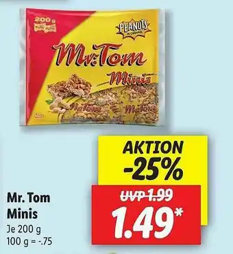 Lidl Mr Tom Minis Angebot