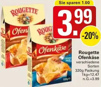 WEZ Rougette Ofenkäse 320 g Packung Angebot