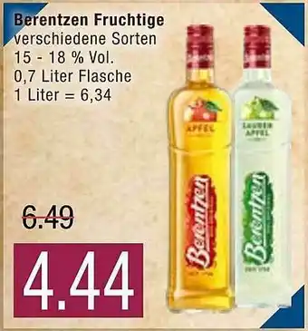 Marktkauf Berentzen Fruchtige Angebot