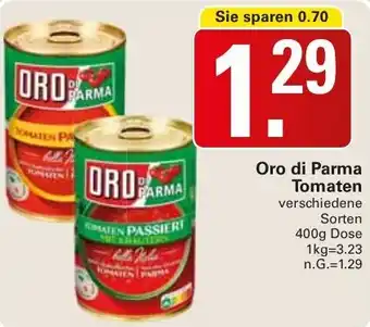 WEZ Oro di Parma Tomaten 400g Dose Angebot