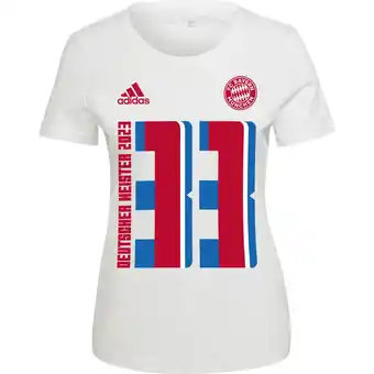 Intersport ADIDAS Damen Fanshirt FC Bayern München Meister WHITE S Angebot