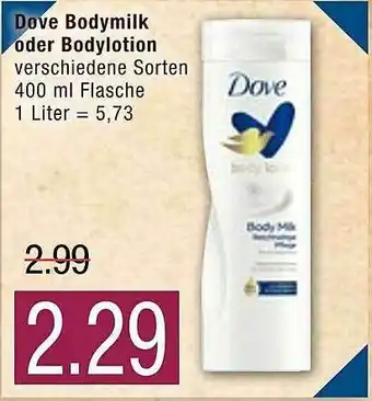 Marktkauf Dove Bodymilk Oder Bodylotion Angebot