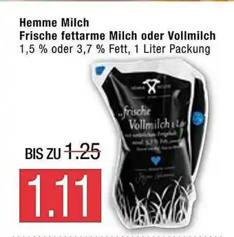 Marktkauf Hemme Milch Frische Fettarme Milch Oder Vollmilch Angebot