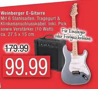 Marktkauf Weinberger E-gitarre Angebot