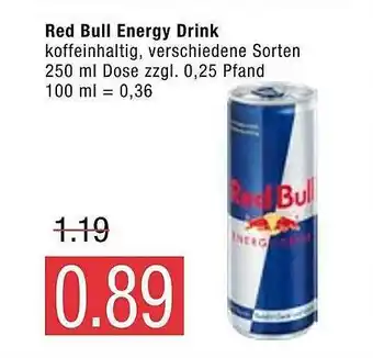 Marktkauf Red Bull Energy Drink Angebot