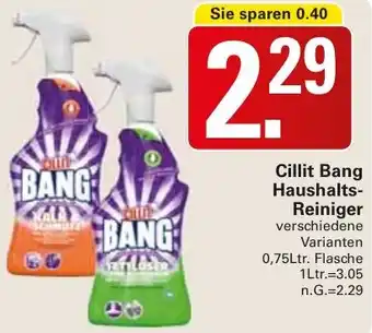 WEZ Cillit Bang Haushalts-Reiniger 0,75Ltr. Flasche Angebot