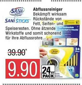 Marktkauf Sani Sticks Abflussreiniger Angebot