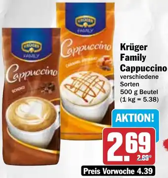 AEZ Krüger Family Cappuccino 500 g Beutel Angebot