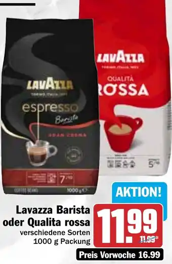 AEZ Lavazza Barista oder Qualita rossa 1000 g Packung Angebot