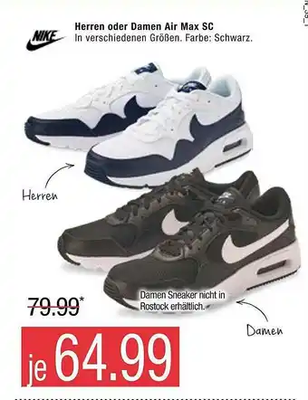 Marktkauf Nike Damen Oder Herren Air Max SC Angebot