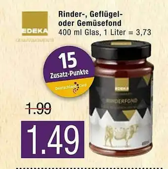 Marktkauf Edeka Rinder-, Geflügel- Oder Gemüsefond Angebot