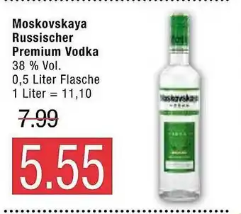 Marktkauf Moskovskaya Russischer Premium Vodka Angebot