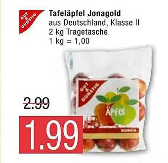 Marktkauf Gut & Günstig Tafeläpfel Jonagold Angebot