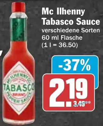 AEZ Mc Ilhenny Tabasco Sauce 60 ml Flasche Angebot