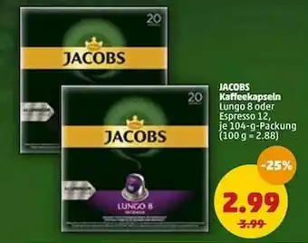 PENNY Jacobs Kaffeekapseln Lungo 8 Oder Angebot