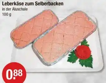 V Markt Leberkäse zum Selberbacken 100 g Angebot