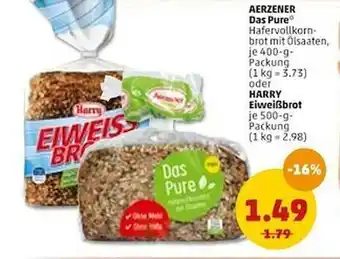 PENNY Aerener Das Pure Oder Harry Eiweißbrot Angebot