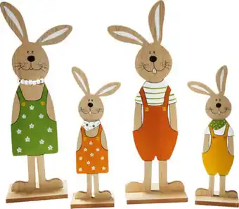 Erwin Müller Figur Hasenfamilie im 4er-Set Angebot