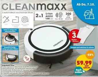 PENNY Cleanmaxx Saugroboter 0546 Angebot