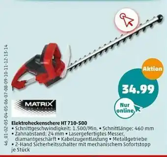 PENNY Matrix Elektroheckenschere Ht 710-500 Angebot