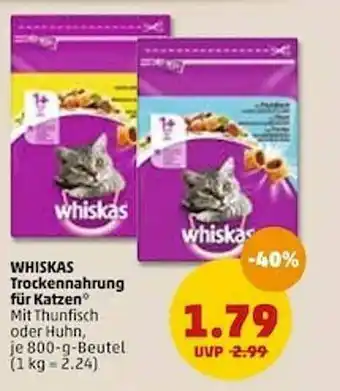 PENNY Whiskas Trockennahrung Für Katzen Angebot