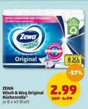 PENNY Zewa Wisch & Weg Original Küchenrolle Angebot