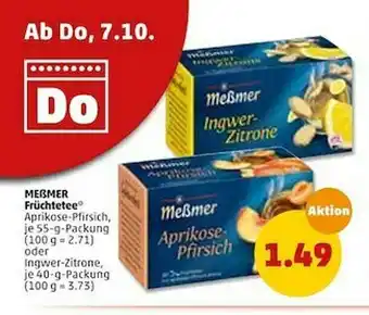 PENNY Meßmer Früchtetee Angebot